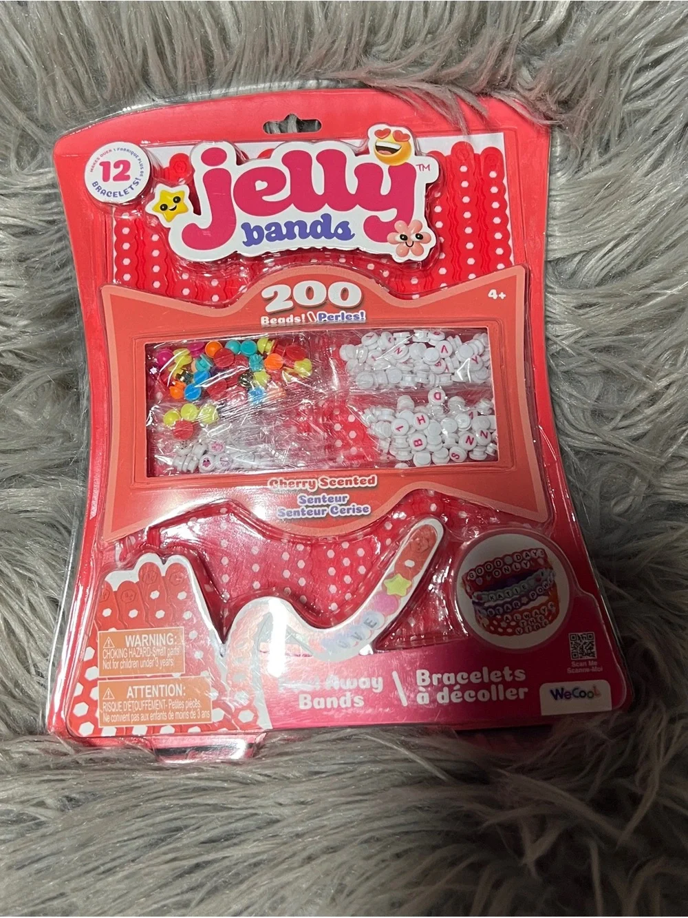 Only Kids Jelly Bands Bracelet Craft Kit - Red, White, Multicolor